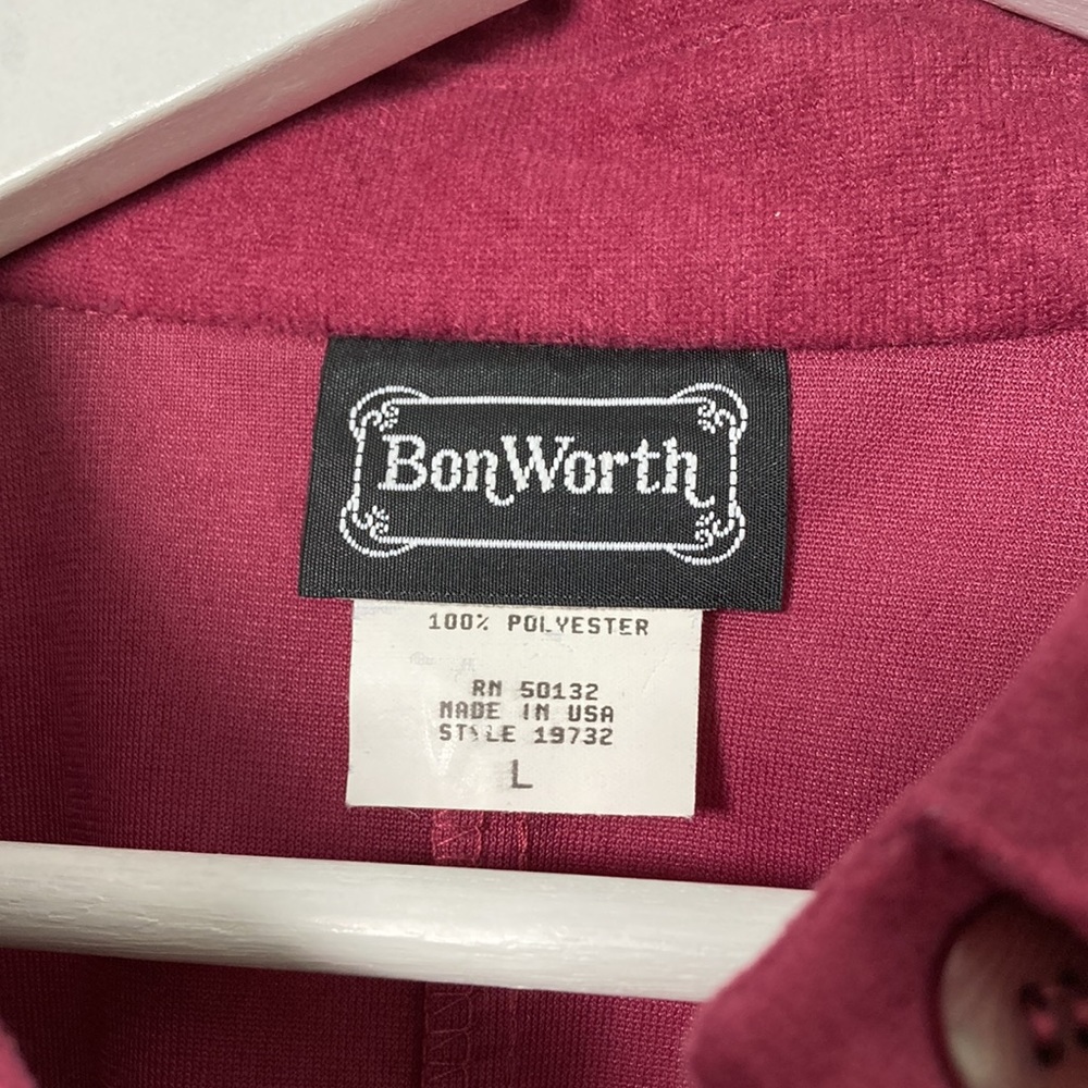 Light Burgundy 90s Jacket - Picture 5 of 7